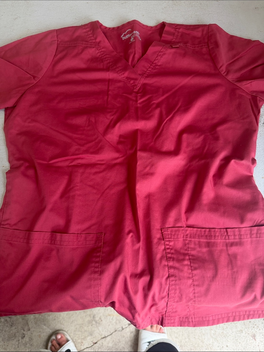 Women's V-Neck Scrub Tops